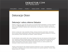 Tablet Screenshot of debastor.com